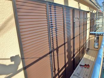 雨戸施工後