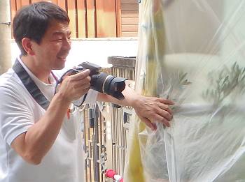 社長撮影