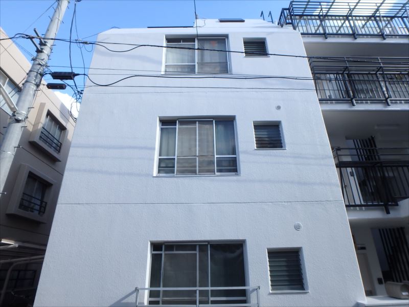 武蔵野市Sコーポ外壁塗装工事・施工後　北面外観