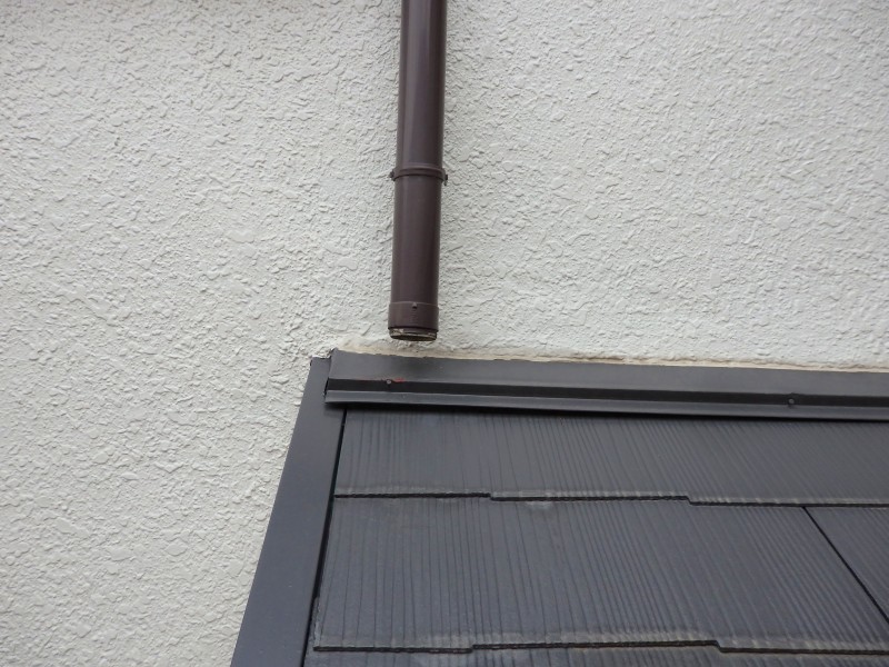 外れた元の雨樋