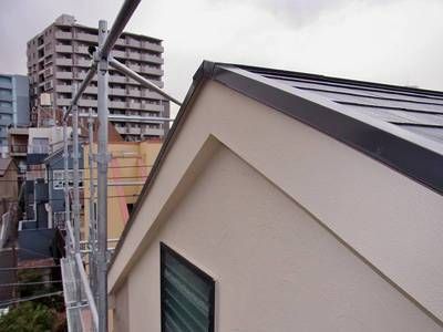 施工後　外壁・破風部分