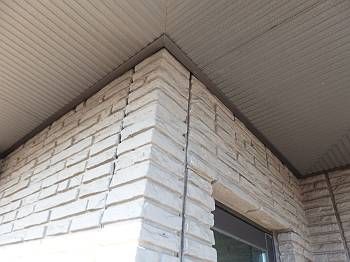 外壁と軒天です。