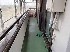 施工前の防水層です。