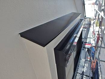 出窓の施工後の様子です。