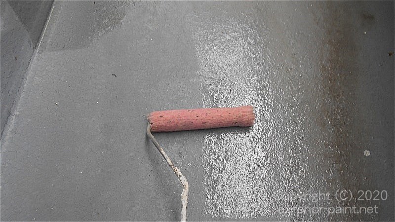 FRP防水塗り替え用プライマー塗装