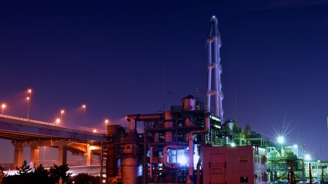 工場夜景