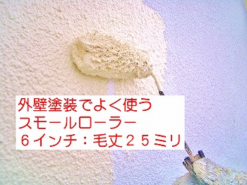 スモールローラー6インチ・25ミリ