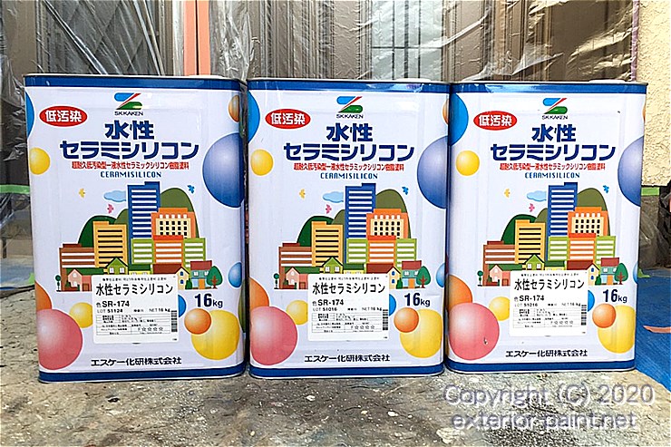 水性セラミシリコン一斗缶