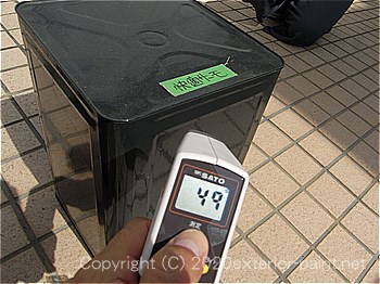 2012年8月13日金属屋根-遮熱塗料実験