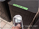 2011年金属屋根遮熱塗料実証実験（一斗缶）7月1日13時