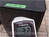 2011年金属屋根遮熱塗料実証実験（一斗缶）7月1日16時