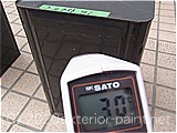 2011年金属屋根遮熱塗料実証実験（一斗缶）7月1日17時