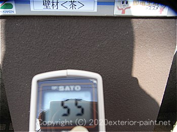 20120年7月10日14時-遮熱塗料実験