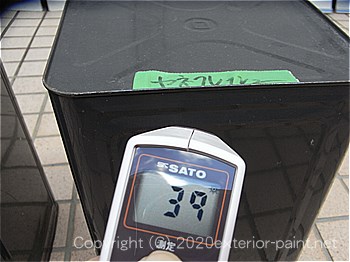 2012年8月23日-金属屋根-遮熱塗料実験