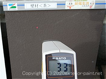 20012年7月5日遮熱塗料実証実験