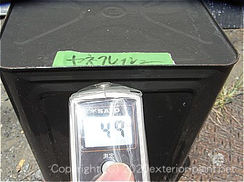 2012年8月1日12時-遮熱塗料実験（一斗缶）