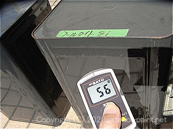 2012年8月23日-金属屋根-遮熱塗料実験
