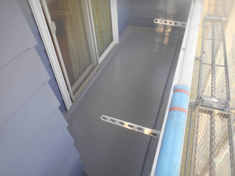 外壁塗装 杉並区W様邸　ベランダ床塗装20190420-14962