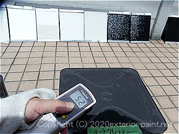 2012年7月17日14時-遮熱塗料実験
