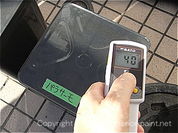 2012年8月23日-金属屋根-遮熱塗料実験