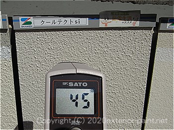 2012年8月13日-ガイナを中心とした外壁用遮熱塗料実験