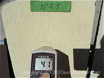 20120年7月10日15時-遮熱塗料実験-ガイナ・クリーンマイルドシリコン
