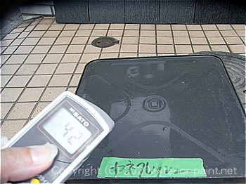 2012年8月1日13時-遮熱塗料実験（一斗缶）