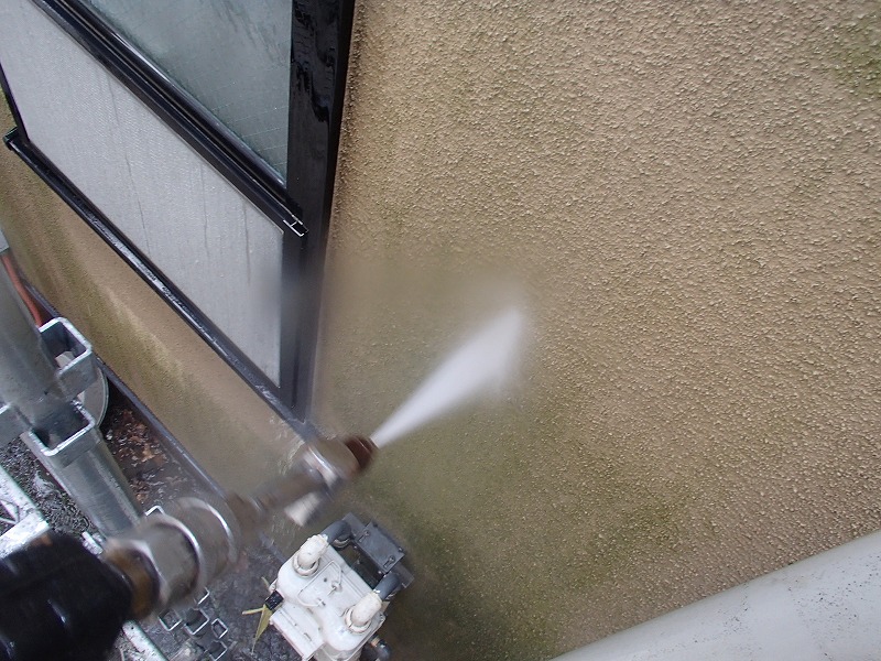 外壁塗装 世田谷区Ｍ様邸 高圧洗浄 20180213P2130017