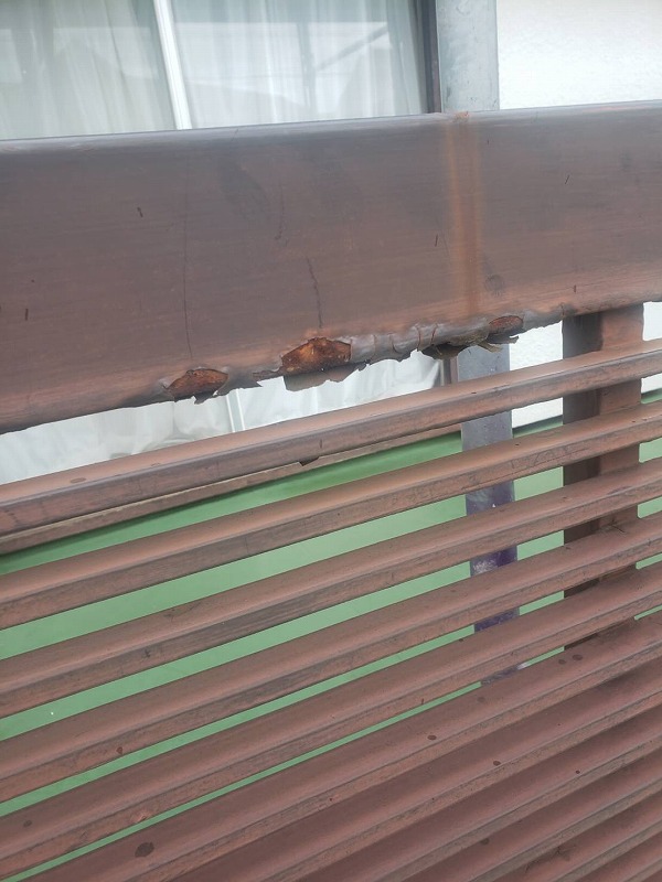 外壁塗装 杉並区Ｍ様邸 鉄部ケレン作業前2020070725617