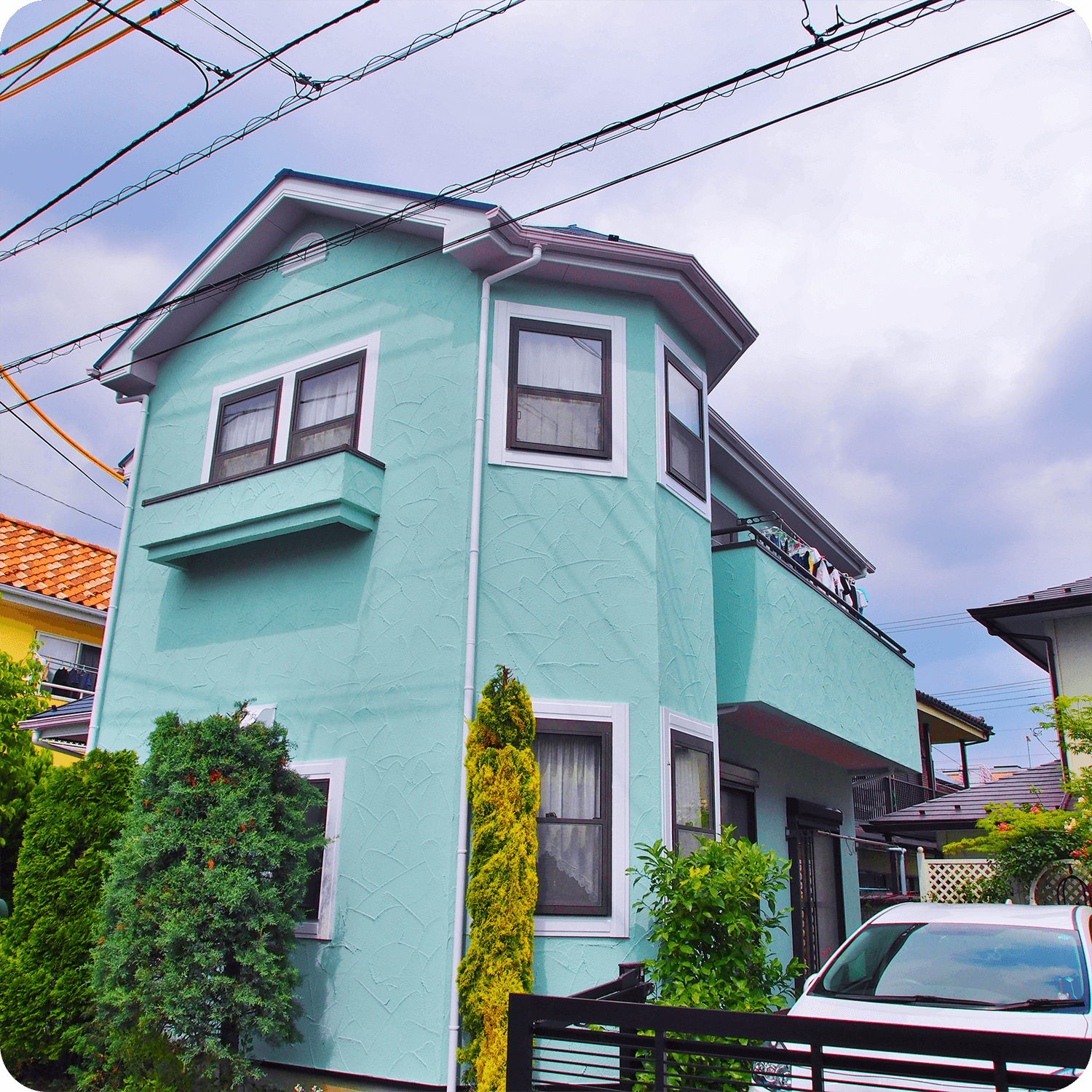 35坪・木造モルタル