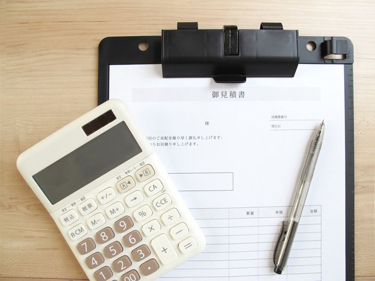 外壁塗装工事の見積もり書