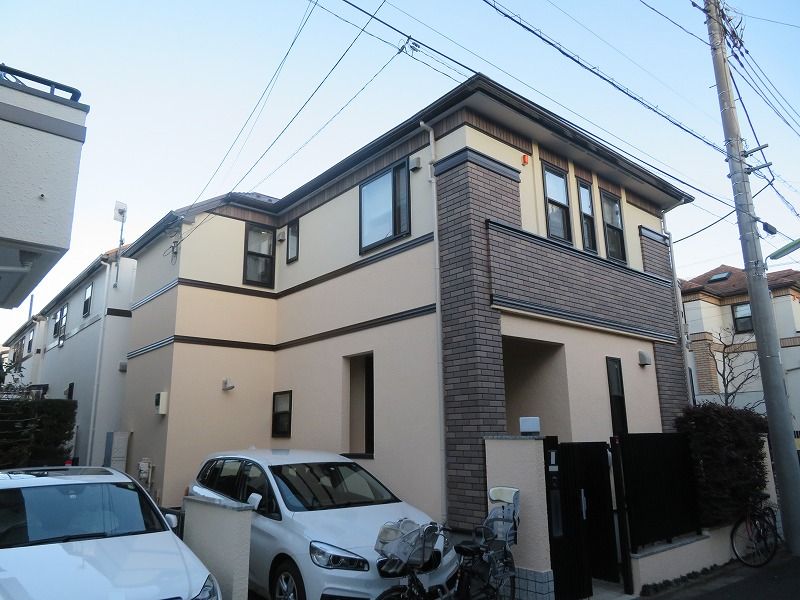 外壁塗装 世田谷区Ｓ様邸 施工後全景IMG_8451