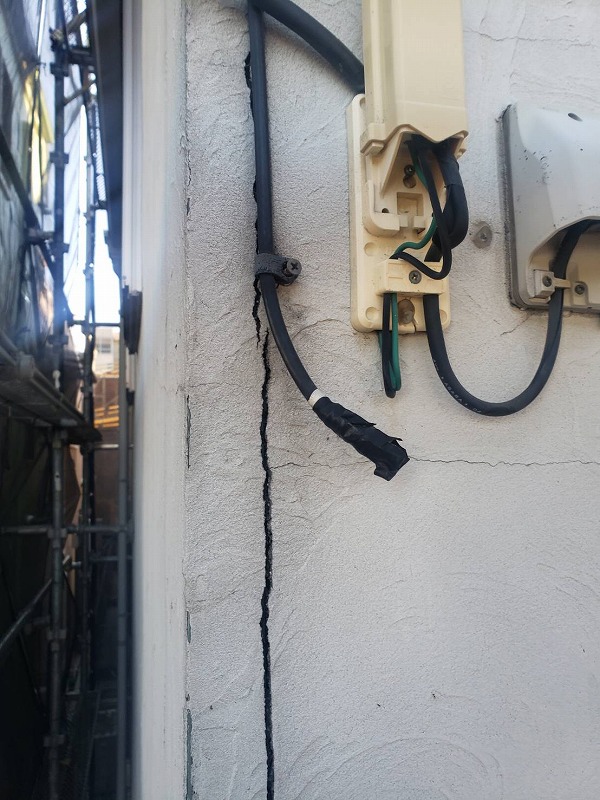 外壁塗装 杉並区N様邸 外壁補修前2020121528083