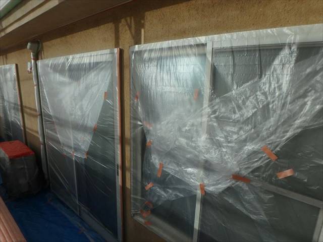 20170124外壁塗装K様邸養生P1240559_s_s