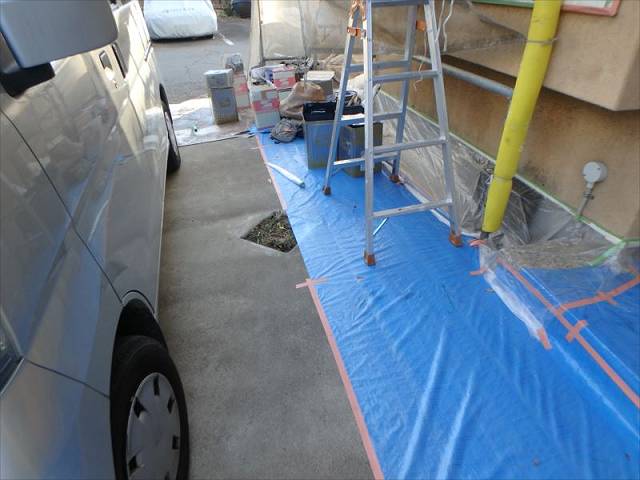 20170124外壁塗装K様邸養生P1240583_s_s