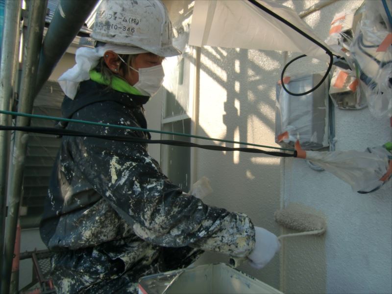 20170216外壁塗装T様邸外壁2中塗りCIMG5976_s