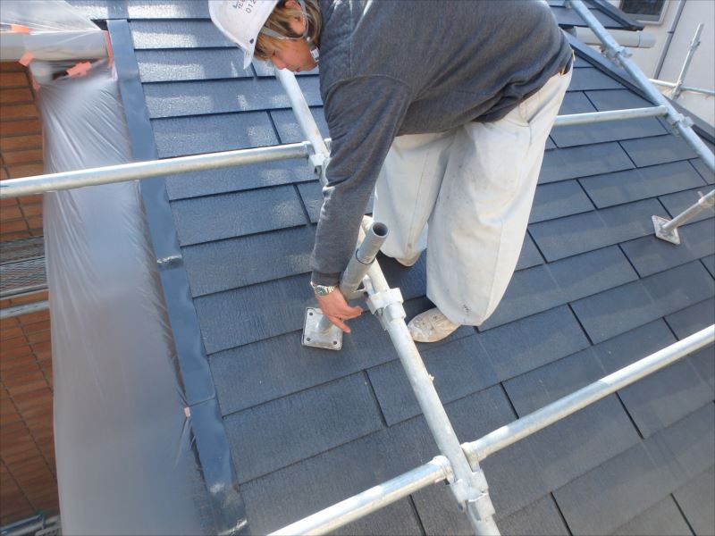 20170310外壁塗装A様邸屋根1下塗りP3100431_s