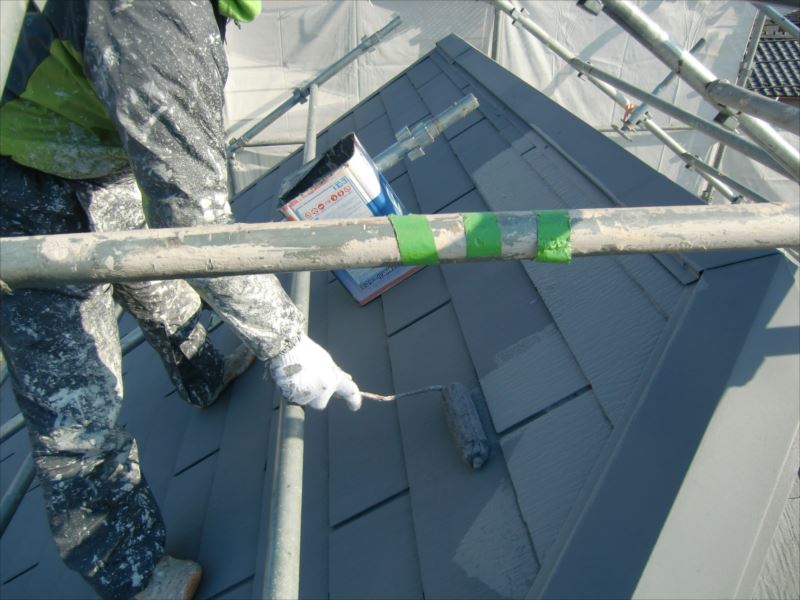 20170311外壁塗装A様邸屋根4上塗りCIMG6117_s