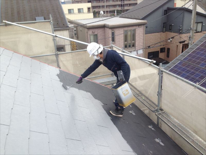 20170313外壁塗装O様邸屋根2中塗りIMG_5706_s