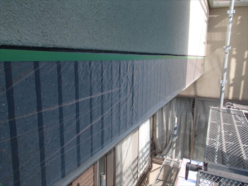 20170323外壁塗装興梠様邸養生P3231797_s