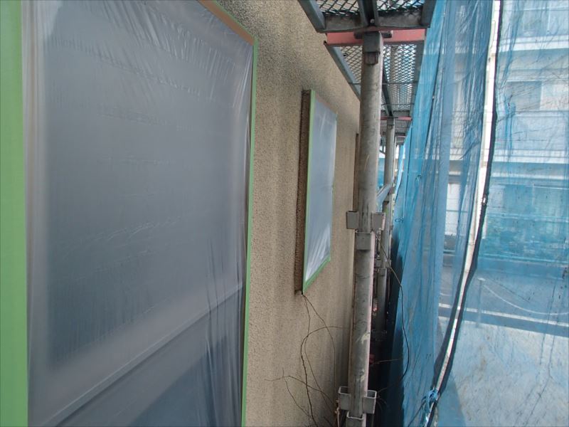 20170323外壁塗装興梠様邸養生P3231798_s