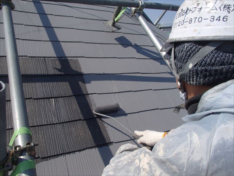 20170328外壁塗装興梠様邸屋根2中塗りP3281826_s