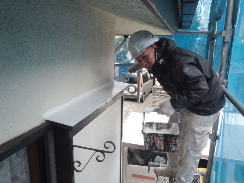 20170413外壁塗装I様邸鉄部錆止めP4134375_s