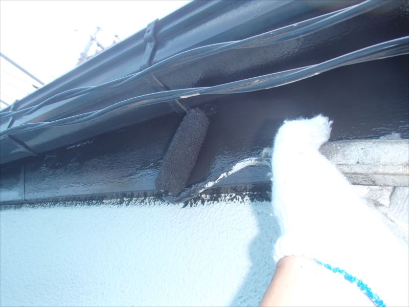 20170415外壁塗装I様邸破風板塗装P4150003_s