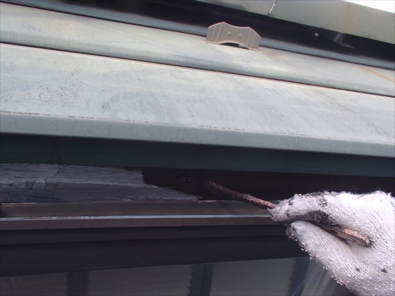 20170415外壁塗装I様邸破風板塗装P4150004_s