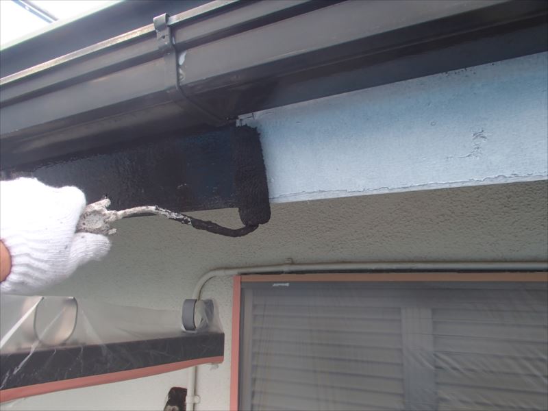 20170415外壁塗装I様邸破風板塗装P4150005_s