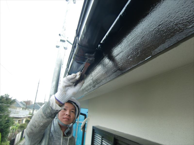 20170420外壁塗装I様邸雨樋塗装CIMG6356_s