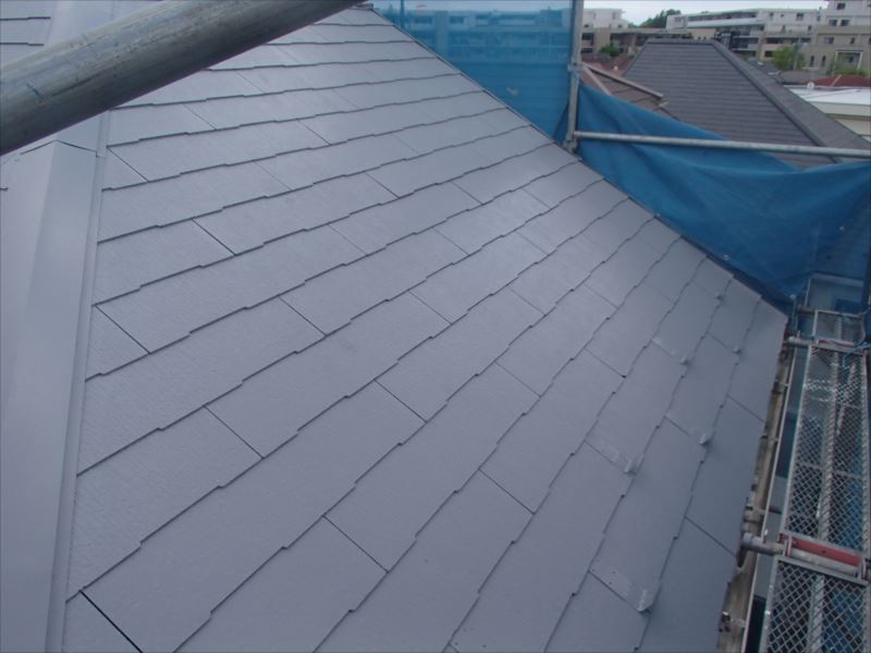 20170515外壁塗装W様邸屋根3中塗りP5150023_s
