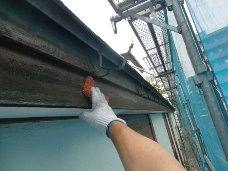 20170516外壁塗装A様邸木部塗装1ケレンCIMG6489_s