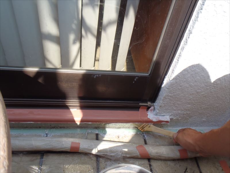 20170519外壁塗装A様邸バルコニーシール処理P5190292_s